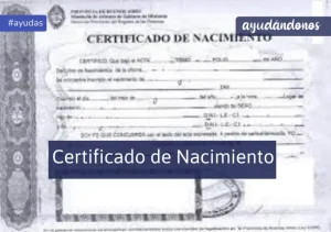 Acta de Nacimiento